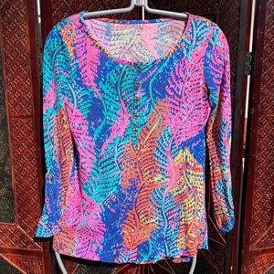 Lilly Pulitzer Electric Feel Porter Henley